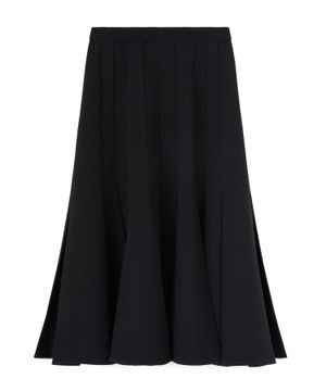 High-waist midi skirt