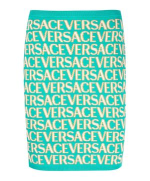 Versace printli mini ətək