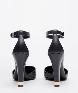 d’Orsay court shoes with all-over logo