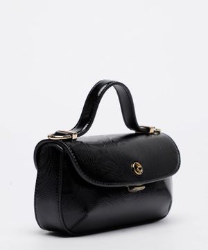 Mini logo top handle bag