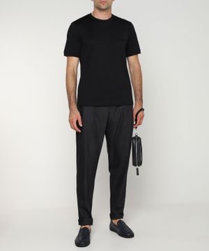 Elastic waist trousers