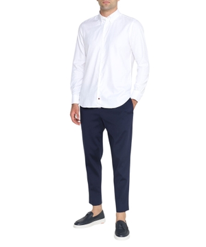 Long sleeve shirt with classic collar