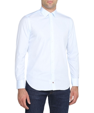 Long sleeve shirt with classic collar