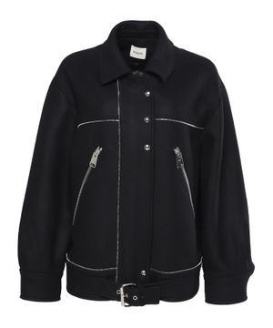 Zip fastening details jacket