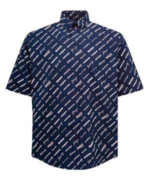 Short sleeved shirt with print