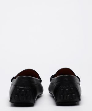 Logo detail leather Keeper loafers