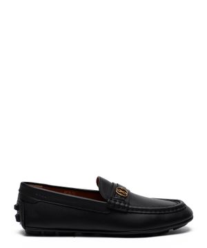 Logo detail leather Keeper loafers