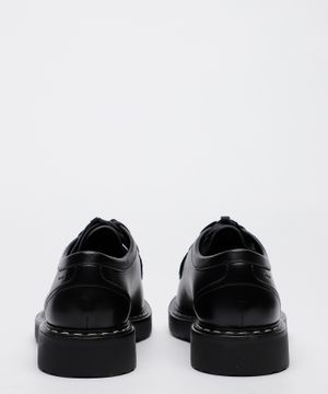 Platform leather loafers