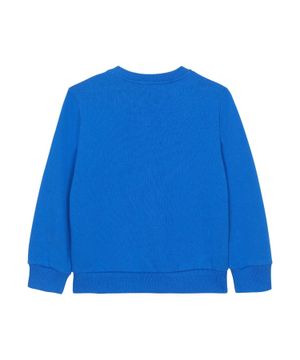 Round neck sweatshirt with long sleeves