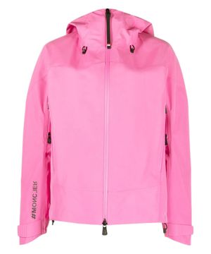 Zip-up hooded jacket