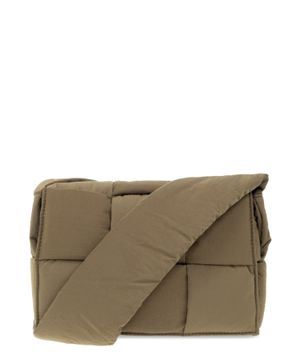 Shoulder bag with woven design