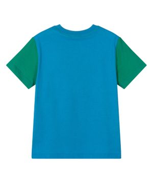 Loqo printli düz biçimli T-shirt