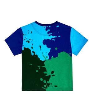 Loqo printli düz biçimli T-shirt