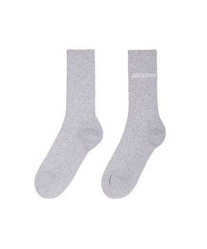 Socks with logo print