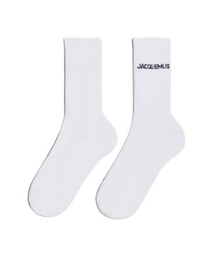 Socks with logo print