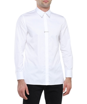 Long sleeve shirt with classic collar
