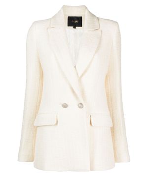 Straight fit jacket with long sleeves