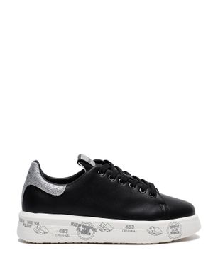 Logo printed lace-up sneakers