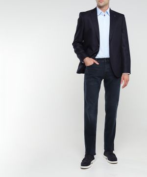 Straight-fit blazer