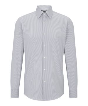 Long sleeve shirt with classic collar