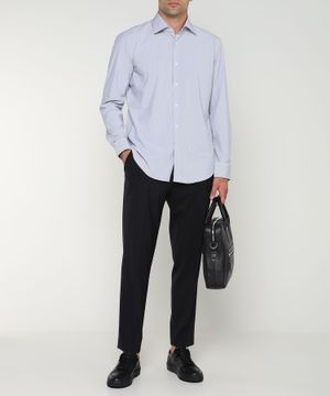 Long sleeve shirt with classic collar