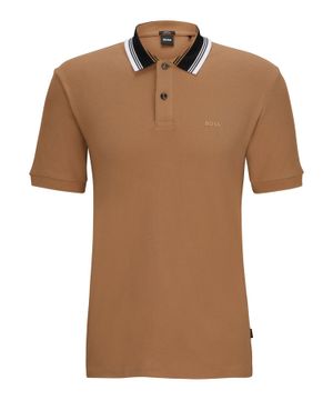 Short sleeve polo with classic collar