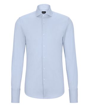 Long sleeve shirt with classic collar