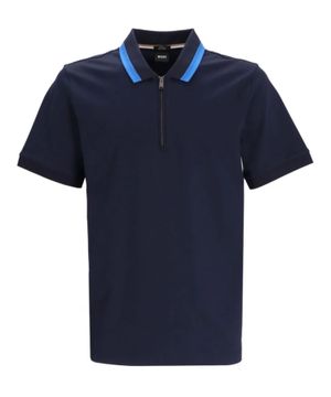 Short sleeve polo with classic collar