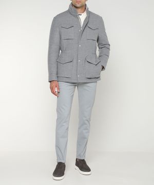 Long sleeve straight cut jacket