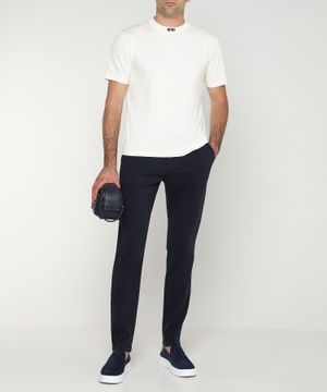 Elastic waist trousers