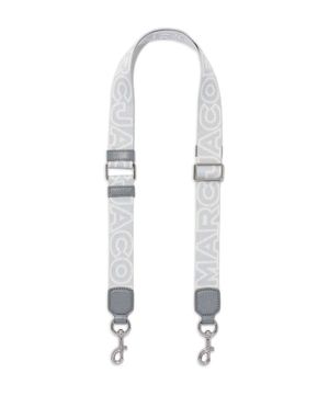 Bag strap with logo lettering