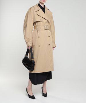 Belted trench coat