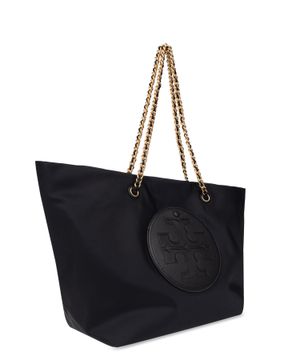 Ella logo detail shoulder bag