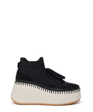 Nama chunky sole knitted sneakers