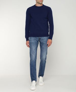 Round neck jumper with long sleeves