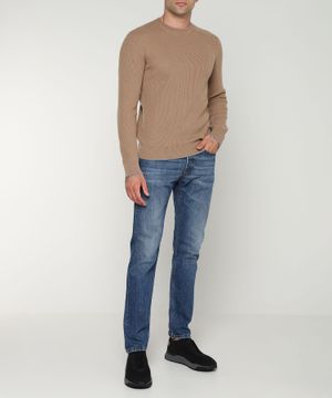 Round neck jumper with long sleeves