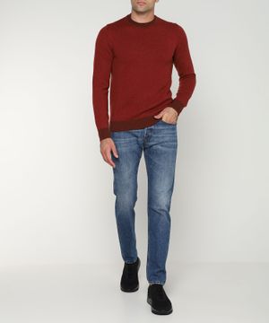 Round neck jumper with long sleeves