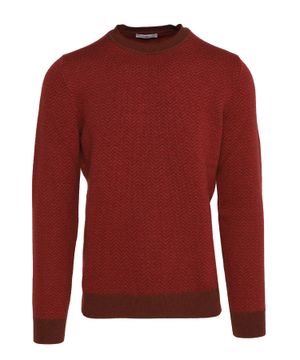 Round neck jumper with long sleeves