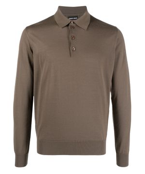 Four button collar polo