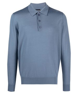 Four button collar polo