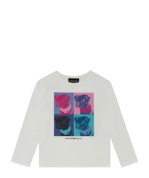 Printed long-sleeve T-shirt