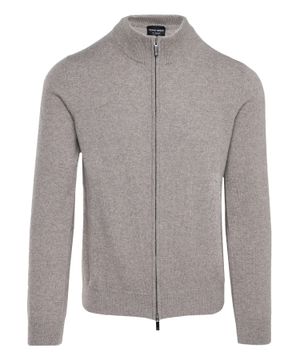 Zip fastening cardigan