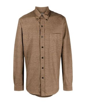 Long sleeve straight fit shirt