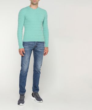 Round neck jumper with long sleeves