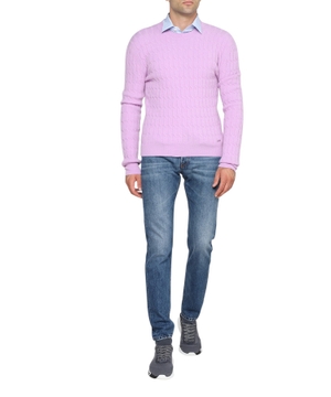 Round neck jumper with long sleeves
