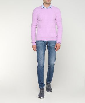 Round neck jumper with long sleeves