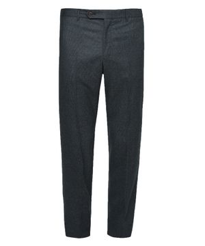 Straight-fit wool trousers