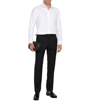 Long sleeve shirt with classic collar