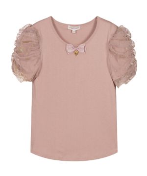 Round neck T-shirt with short sleeves