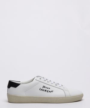 Court Classic SL/06 embroidered sneakers in smooth leather